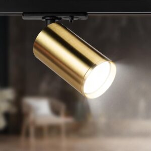 Трековый светильник однофазный ЭРА TR39-GU10 BS под лампу MR16 латунь купить оптом недорого