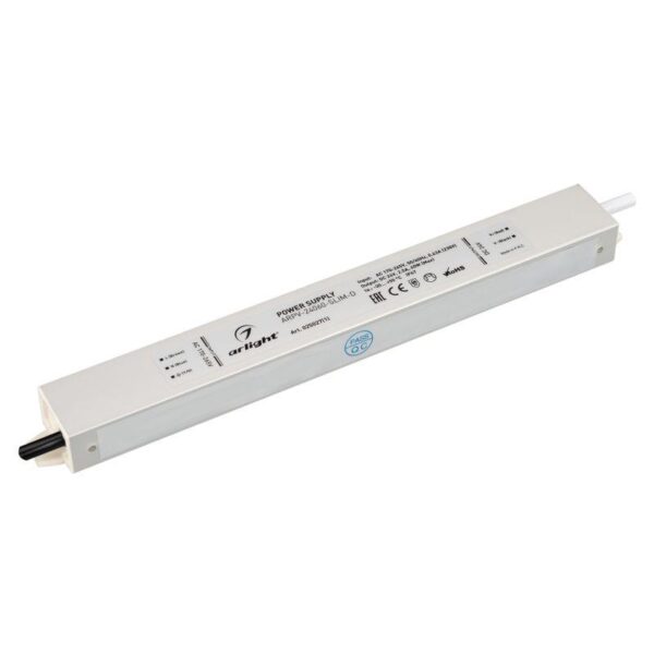 Блок питания ARPV-24060-SLIM-D 24В 2.5А 60Вт IP67 метал. Arlight 025027(1) оптом купить цена