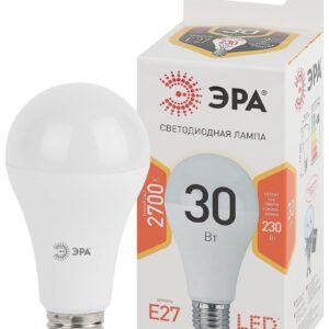 Лампочка светодиодная ЭРА STD LED A65-30W-827-E27 E27 / Е27 30Вт груша теплый белый свет купить оптом недорого