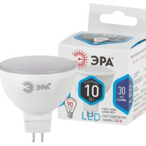 Лампочка светодиодная ЭРА STD LED MR16-10W-840-GU5.3 GU5.3 10Вт софит нейтральный белый свет купить оптом недорого