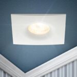 Встраиваемый светильник алюминиевый ЭРА KL104 WH MR16 GU5.3 белый купить оптом недорого