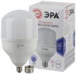 Лампа светодиодная ЭРА STD LED POWER T160-65W-6500-E27/E40 Е27 / Е40 65 Вт колокол холодный дневнoй свет купить оптом недорого
