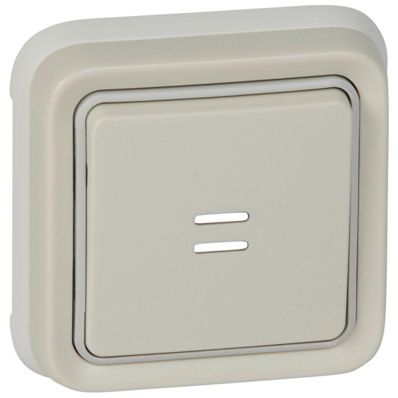 Выключатель кнопочный СП PLEXO 10А НО+НЗ с подсветкой с ламп. бел. Leg 069861 купить оптом выгодно Выключатель кнопочный СП PLEXO 10А НО+НЗ с подсветкой с ламп. бел. Leg 069861 оптом купить цена