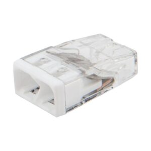 Экспресс-клемма строительно-монтажная СМК 2273-202 2-проводная 0.5-2.5кв.мм (уп.100шт) Rexant 07-3211 оптом купить цена