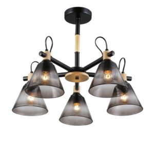 Люстра Rivoli Elmira 9117-305 5 * Е27 40 Вт модерн купить оптом недорого