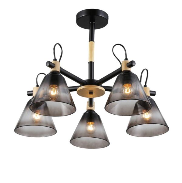 Люстра Rivoli Elmira 9117-305 5 * Е27 40 Вт модерн оптом купить хорошая цена Люстра Rivoli Elmira 9117-305 5 * Е27 40 Вт модерн купить оптом недорого