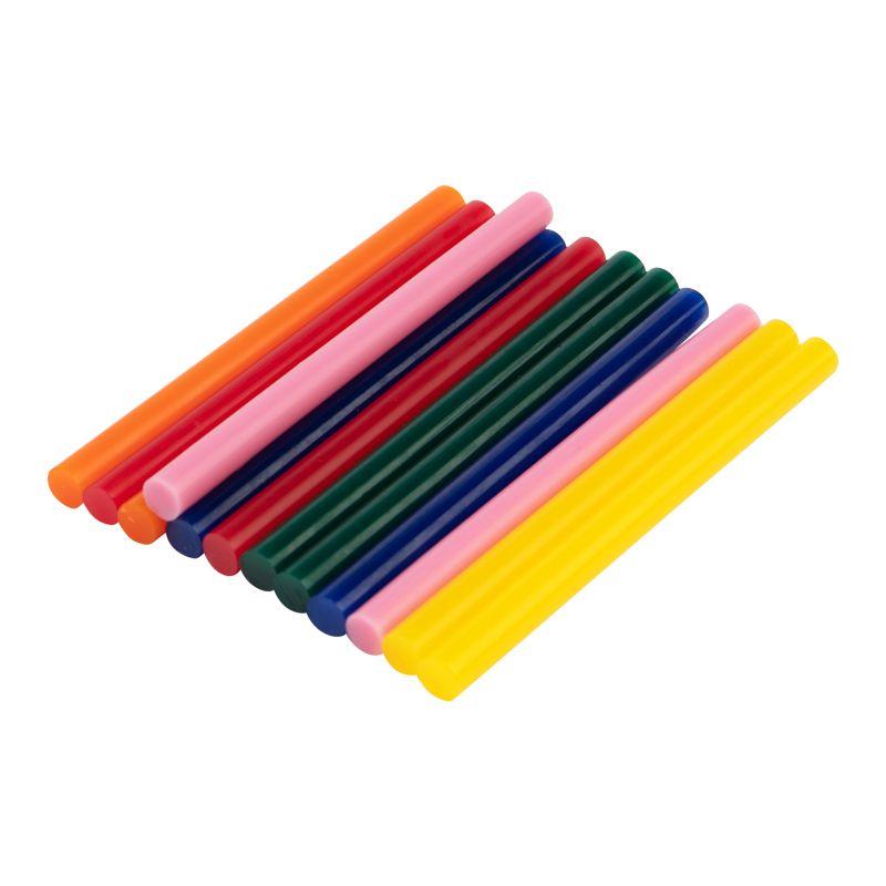 Стержень клеевой d7.4мм L100мм разноцв. (уп.12шт) Rexant 09-1020 купить оптом выгодно Стержень клеевой d7.4мм L100мм разноцв. (уп.12шт) Rexant 09-1020 оптом купить цена