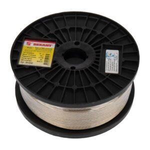 Трос стальной в ПВХ изоляции d4.0мм (уп.100м) Rexant 09-5240 оптом купить цена