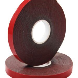 Скотч двухсторонний 6ммх5м красн. на сер. основе Rexant 09-6006 оптом купить цена