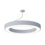 Светильник LED ЭРА Geometria SPO-134-W-40K-056 Ring 56Вт 4000К 4200Лм IP40 800*80 белый подвесной драйвер внутри купить оптом недорого