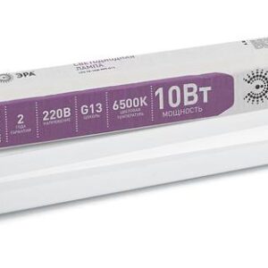 Лампа светодиодная ЭРА STD LED T8-10W-865-G13-600mm G13 поворотный 10Вт трубка стекло холодный дневной свет купить оптом недорого