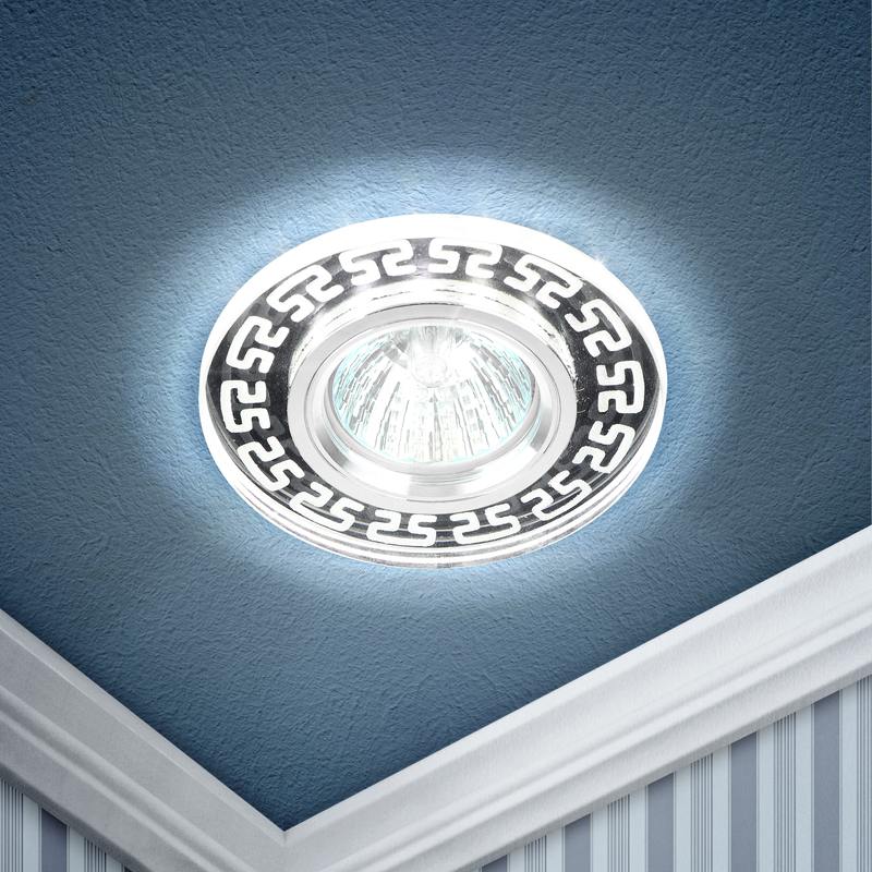 DK LD45 SL Светильник ЭРА декор cо светодиодной подсветкой MR16 DK LD45 SL Светильник ЭРА декор cо светодиодной подсветкой MR16