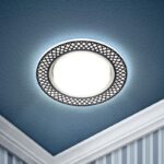 KL79 WH/BK Светильник ЭРА под лампу Gx53 круглый