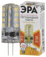 Лампочка светодиодная ЭРА STD LED JC-3W-12V-827-G4 G4 3Вт капсула теплый белый свет купить оптом недорого