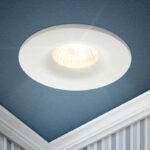 Встраиваемый светильник алюминиевый ЭРА KL105 WH MR16 GU5.3 белый купить оптом недорого