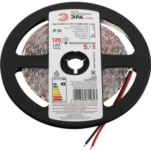 Светодиодная лента ЭРА узкая 5мм LS2835 9