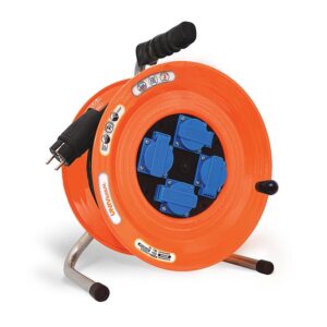 Удлинитель на катушке 4х40м с заземл. 16А IP44 ВЕМ-259 КГ 3х1.5 термозащита с защ. крышкой UNIVersal 9632973 оптом купить цена