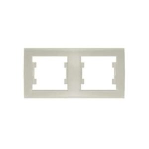 Рамка 2-м Бриллиант горизонт. сл. кость UNIVersal 7948684 оптом купить цена