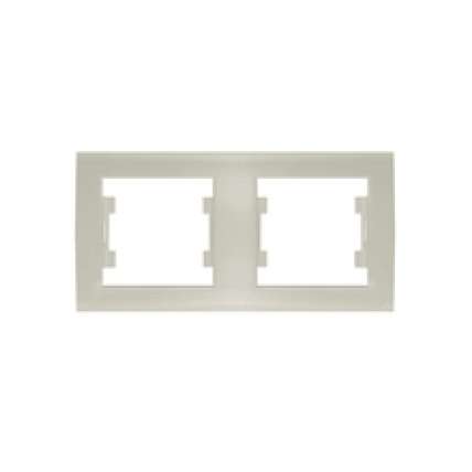 Рамка 2-м Бриллиант горизонт. сл. кость UNIVersal 7948684 купить оптом выгодно Рамка 2-м Бриллиант горизонт. сл. кость UNIVersal 7948684 оптом купить цена