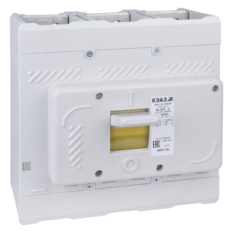 Выключатель автоматический 400А 4000Im ВА57-39-340010 УХЛ3 690В AC КЭАЗ 109883 купить оптом выгодно Выключатель автоматический 400А 4000Im ВА57-39-340010 УХЛ3 690В AC КЭАЗ 109883 оптом купить цена