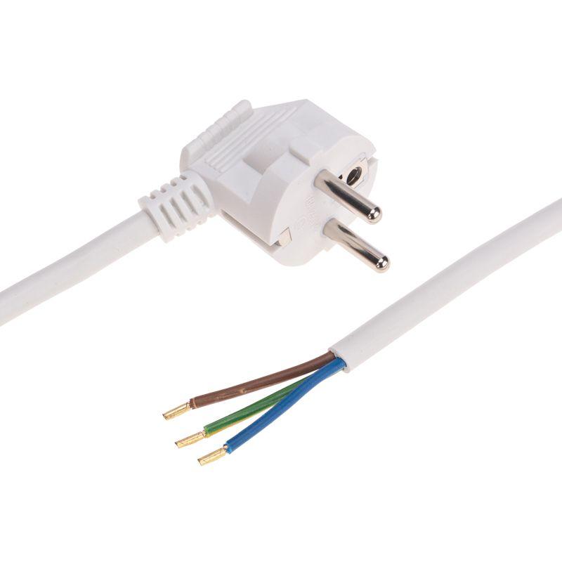 Шнур электрический с угловой вилкой 16А 3500Вт ПВС 3х1.5кв.мм 1.5м бел. Rexant 11-1323 купить оптом выгодно Шнур электрический с угловой вилкой 16А 3500Вт ПВС 3х1.5кв.мм 1.5м бел. Rexant 11-1323 оптом купить цена