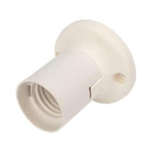 Патрон пластиковый настенный Е27 прямой бел. Rexant 11-8870 оптом купить цена