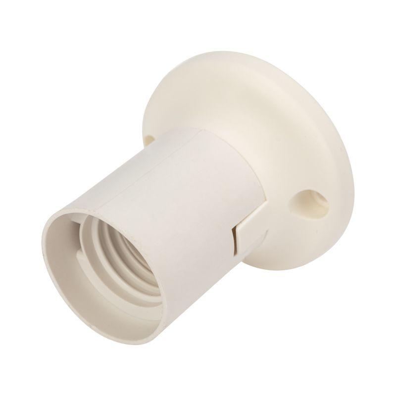 Патрон пластиковый настенный Е27 прямой бел. Rexant 11-8870 купить оптом выгодно Патрон пластиковый настенный Е27 прямой бел. Rexant 11-8870 оптом купить цена