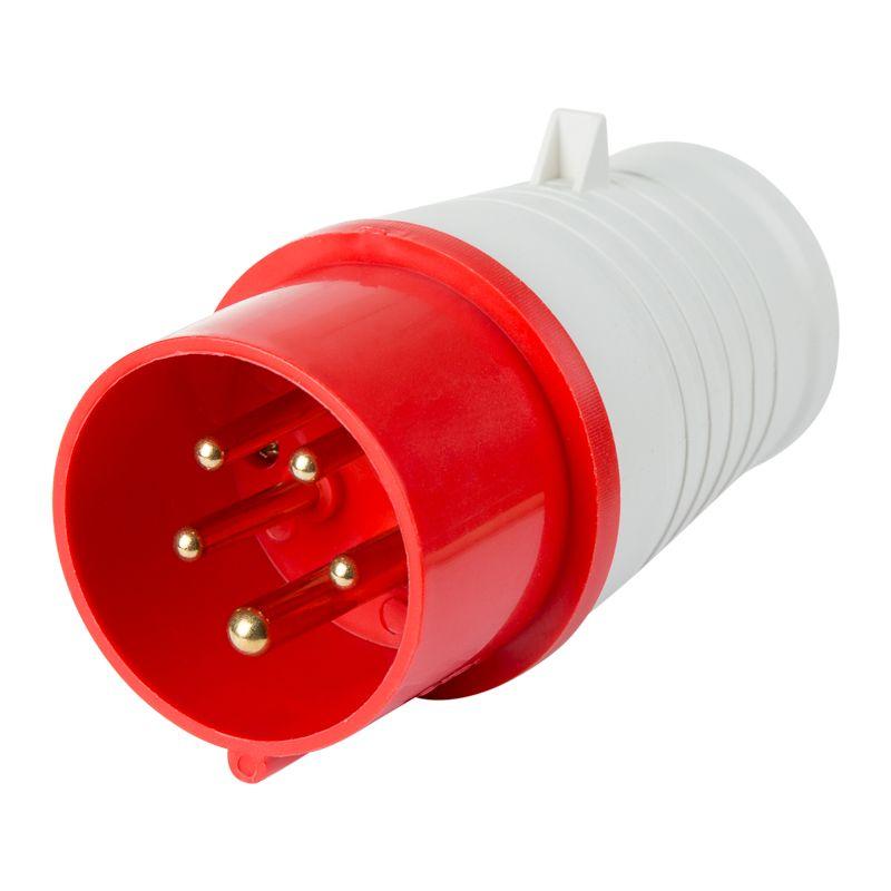 Вилка 015 переносная 3Р+РЕ+N 16А 380В IP44 Rexant 11-8902 купить оптом выгодно Вилка 015 переносная 3Р+РЕ+N 16А 380В IP44 Rexant 11-8902 оптом купить цена