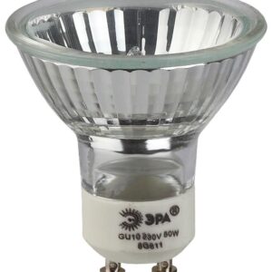 Лампочка галогенная ЭРА GU10-JCDR (MR16)-35W-230V GU10 35 Вт софит теплый белый свет купить оптом недорого