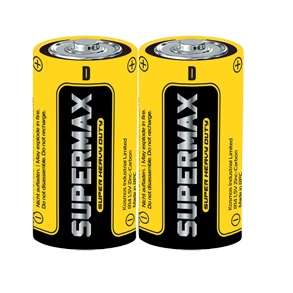 Элемент питания солевой D/R20 (уп.2шт) Supermax SUPR20 оптом купить цена