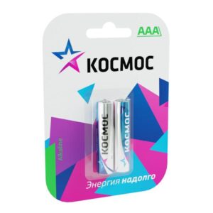 Элемент питания алкалиновый AAA/LR03 BP-2 (блист.2шт) КОСМОС KOCLR032BL оптом купить цена