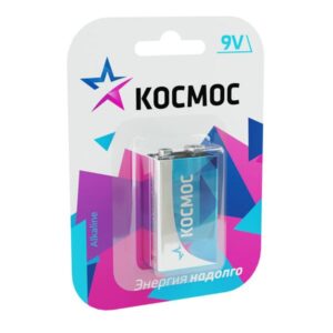 Элемент питания алкалиновый "крона" 6LR61 Максимум BP-1 (блист.1шт) КОСМОС KOC6LR61MAX1BL оптом купить цена