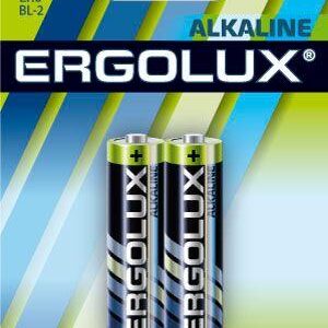 Элемент питания алкалиновый AA/LR6 1.5В Alkaline BL-2 (блист.2шт) Ergolux 11747 оптом купить цена