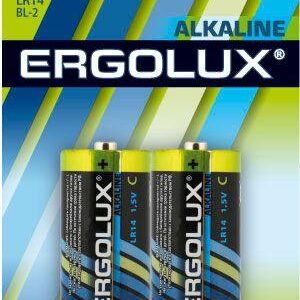 Элемент питания алкалиновый C/LR14 1.5В Alkaline BL-2 (блист.2шт) Ergolux 11751 оптом купить цена