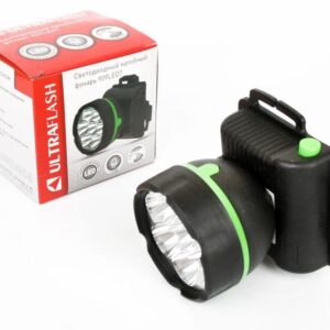 Фонарь налобный 909LED7 (7LED 1 режим; 3хR6 черн.) Ultraflash 11782 оптом купить цена