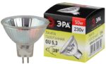 Лампочка галогенная ЭРА GU5.3-JCDR (MR16)-50W-230V-CL GU5.3 50Вт софит теплый белый свет купить оптом недорого