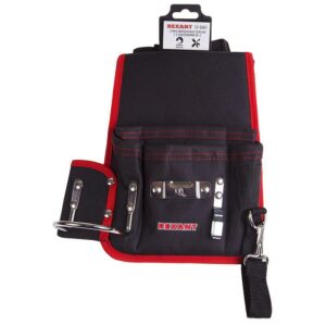 Сумка монтажника поясная с 5 отделениями RE-5 Rexant 12-5601 оптом купить цена