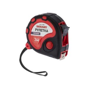 Рулетка измерительная "Профи" прорезин. корпус 3мх16мм Rexant 12-9004 оптом купить цена