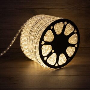 Шнур светодиодный Дюралайт фиксинг 2Вт 36LED/м тепл. бел. (уп.100м) Neon-Night 121-136 оптом купить цена