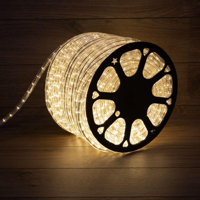 Шнур светодиодный Дюралайт фиксинг 2Вт 36LED/м тепл. бел. (уп.100м) Neon-Night 121-136 купить оптом выгодно Шнур светодиодный Дюралайт фиксинг 2Вт 36LED/м тепл. бел. (уп.100м) Neon-Night 121-136 оптом купить цена