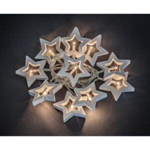 Гирлянда светодиодная "Деревянные звездочки" 14 047 NGF-D009-10WW-2AA Navigator 14047 оптом купить цена