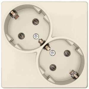 Розетка 2-м СП Simon 24 16А IP20 2х2P+E Schuko без защ. шторок механизм сл. кость Simon 2450459-031 оптом купить цена