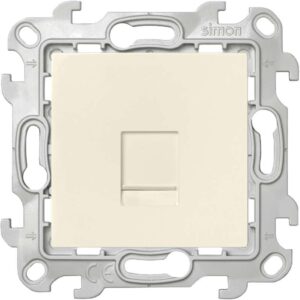 Розетка телефонная СП Simon 24 RJ11 IP20 механизм сл. кость Simon 2410480-031 оптом купить цена