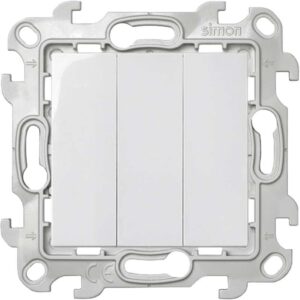 Выключатель 3-кл. 1п 2мод. СП Simon 24 10А IP20 механизм бел. Simon 2450391-030 оптом купить цена