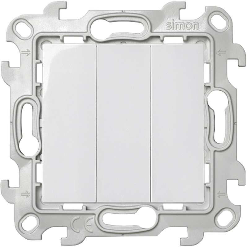 Выключатель 3-кл. 1п 2мод. СП Simon 24 10А IP20 механизм бел. Simon 2450391-030 купить оптом выгодно Выключатель 3-кл. 1п 2мод. СП Simon 24 10А IP20 механизм бел. Simon 2450391-030 оптом купить цена