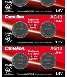 Элемент питания алкалиновый "таблетка" LR44/G13/A76/357A Mercury Free AG13-BP0%Hg для часов BL-10 (блист.10шт) Camelion 12821 оптом купить цена