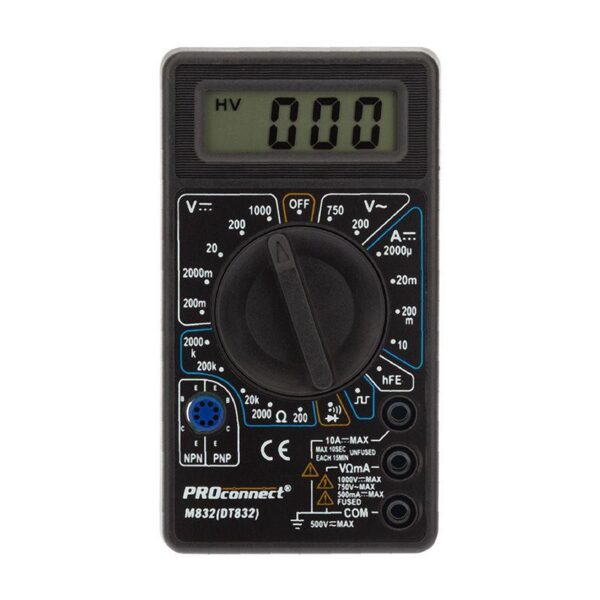 Мультиметр портативный M832 (DT832) PROCONNECT 13-3012 оптом купить цена