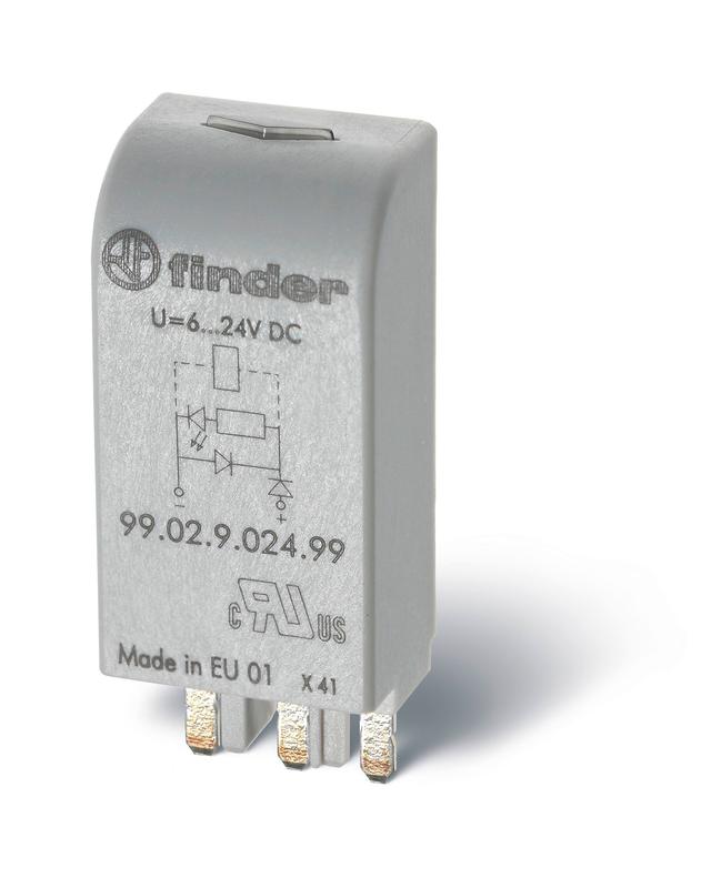 Модуль индикации LED 6...24В AC/DC зел. FINDER 9902002459 купить оптом выгодно Модуль индикации LED 6...24В AC/DC зел. FINDER 9902002459 оптом купить цена