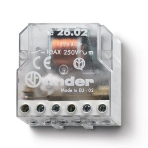 Реле шаговое электромеханич. 2NO 10А 2 состояния AgNi 230В AC монтаж в коробке IP20 FINDER 260282300000 оптом купить цена