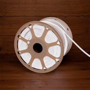 Шнур светодиодный гибкий неон LED SMD 8х16мм 120LED/м бел. (уп.100м) Neon-Night 131-045 оптом купить цена